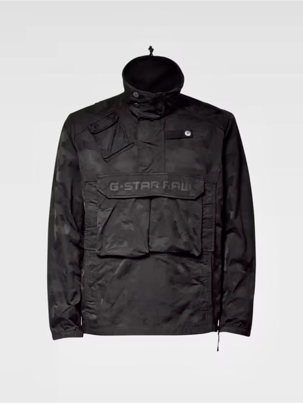 G-Star Men's Black Military Field Anorak Jacket